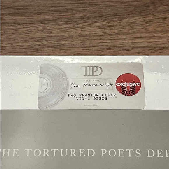 NEW Taylor Swift The Tortured Poets Department Vinyl+Bonus Track The Manuscript - Picture 5 of 7